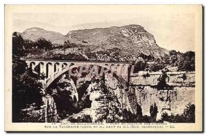 Carte Postale Ancienne Ars De Bellegarde Pont Du Moulin Des Pierres sur la Valserine