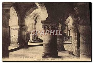 Carte Postale Ancienne Abbaye De Saint Denis La crypte