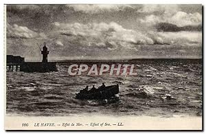 Carte Postale Ancienne Le Havre Effet de Mer