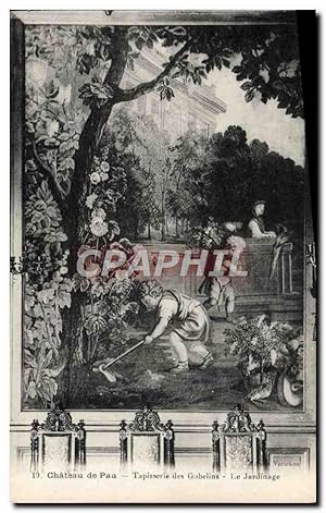 Image du vendeur pour Carte Postale Ancienne Pau Chteau Tapisserie des Gobelins Le jardinage mis en vente par CPAPHIL