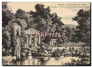 Carte Postale Ancienne Rueil La Malmaison Sous I'Empire Temple de l'amour d'apres une estampe du ...