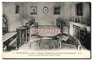 Carte Postale Ancienne Malmaison Chamber Meubles et Souvenirs de la Reine Hortense