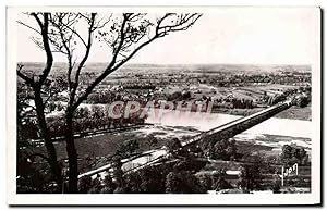 Carte Postale Moderne Agen vue Sur la Garonne et le Pont Canal