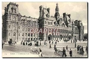 Carte Postale Ancienne Paris L'Hôtel de Ille