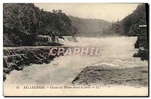 Carte Postale Ancienne Bellegarde Chutes Du Rhone Avant La Perte