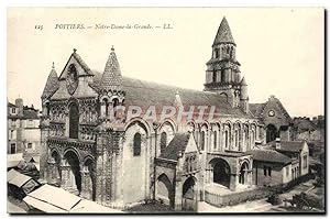 Carte Postale Ancienne Poitiers Notre Dame La Grande