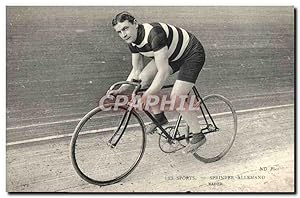 Carte Postale Ancienne Velo Cycle Cyclisme Sprinter allemand Bader