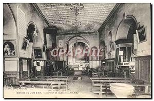 Carte Postale Ancienne Tombeau du Cure d'Ars Intérieur de L'Eglise