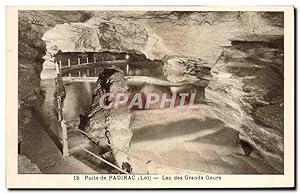 Carte Postale Ancienne Puits de Padirac Lac des grands cours