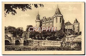 Carte Postale Ancienne Château De La Rochefoucauld le château et la Tardoire