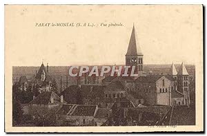 Carte Postale Ancienne Paray Le Monial vue générale