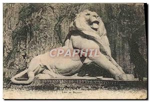 Carte Postale Ancienne Lion De Belfort