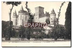 Carte Postale Ancienne Environs D'Angouleme Larochefoucauld Le château