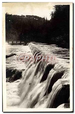 Carte Postale Ancienne Environs De Bellegarde Cascade de la Perte du Rhone