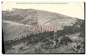 Imagen del vendedor de Carte Postale Ancienne Mont Aigoual Route de l'observatoire a la limite des dpartements a la venta por CPAPHIL