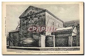 Carte Postale Ancienne Poitiers Le Baptistere Gallo Romain Saint Jean