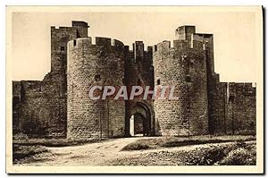 Bild des Verkufers fr Carte Postale Ancienne Aigues Mortes La Porte De La Reine zum Verkauf von CPAPHIL