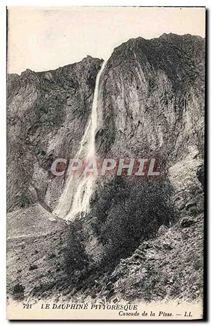 Carte Postale Ancienne Le Dauphine Pittoresque Cascade De La Pisse