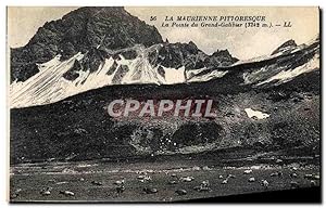 Carte Postale Ancienne La Maurienne Pittoresque La Pointe Du Grand Galibier