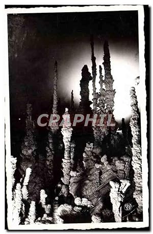 Image du vendeur pour Carte Postale Moderne Aven d'Orgnac Jeu de lumiere sur un groupe stalagmitique mis en vente par CPAPHIL