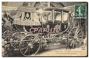 Image du vendeur pour Carte Postale Ancienne Versailles Le Chteau Grand Trianon Voiture de gala du Tsar Nicolas II Russie Russia mis en vente par CPAPHIL