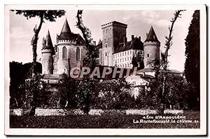 Carte Postale Ancienne Environs d'Angouleme La Rochefoucauld Le Château
