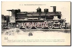 Bild des Verkufers fr Carte Postale Ancienne Train Locomotive Machine 193 C a vapeur saturee zum Verkauf von CPAPHIL