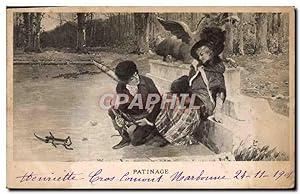 Image du vendeur pour Carte Postale Ancienne Sports d'hiver Patinage Femmes mis en vente par CPAPHIL