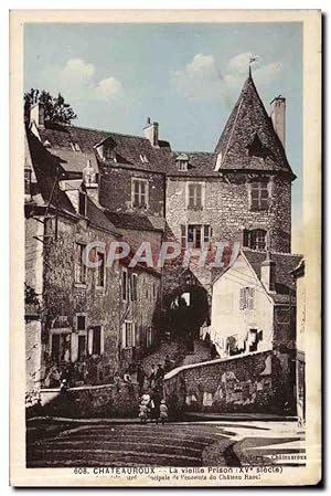 Carte Postale Ancienne Châteauroux La Vieille Prison