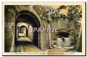 Seller image for Carte Postale Ancienne Saint Paul L'Entre de la Ville Le canon for sale by CPAPHIL