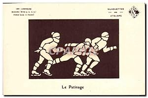 Image du vendeur pour Carte Postale Ancienne Sports d'hiver Patinage mis en vente par CPAPHIL