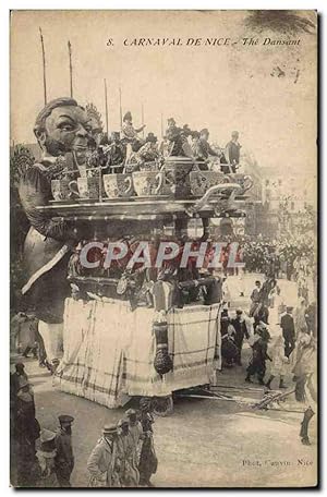 Carte Postale Ancienne Carnaval de Nice The dansant