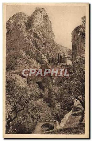 Carte Postale Ancienne La Douce France Mounstiers Sainte Marie