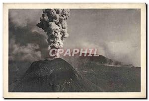 Carte Postale Ancienne Volcan Vesuvio Cono centrale