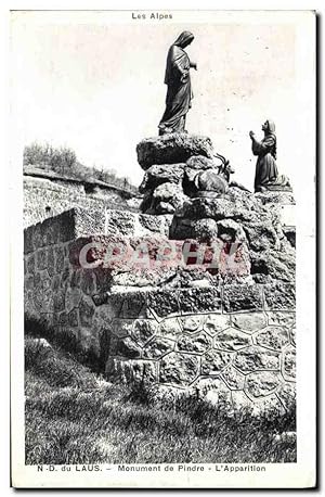 Carte Postale Ancienne Notre Dame Du Laus Monument du Pindre L'apparition