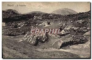 Carte Postale Ancienne Volcan Napoli Il Vesuvio