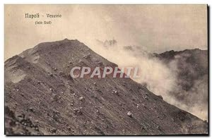 Carte Postale Ancienne Volcan Napoli Vesuvio