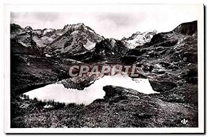 Carte Postale Ancienne La Chapelle en Vaigaudemar le lac du Lauzon au fond Pic du Siriac