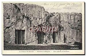 Carte Postale Ancienne La Prison de Socrate Athens Grece Greece