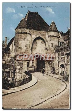 Carte Postale Ancienne Laon Porte d'Ardon