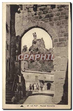 Carte Postale Ancienne Le Puy Rocher Corneille