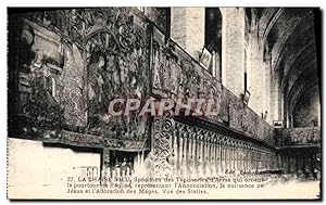 Carte Postale Ancienne La Chaise Dieu Specimen des tapisseries d'Arras
