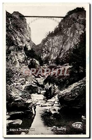 Carte Postale Ancienne Briancon Pont Baldy