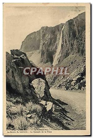 Carte Postale Ancienne Le Dauphine La route du Lautaret La cascade de la Pisse