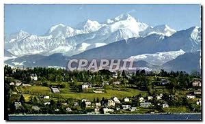 Carte Postale Moderne Geneve Le Mont Blanc Et Le Coteau De Cologny