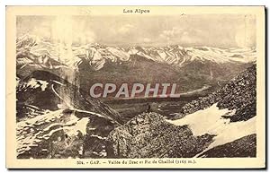 Carte Postale Ancienne Gap Vallée du Drac et Pic de Chaillol