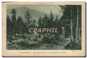 Carte Postale Ancienne Le Dauphine Vallouise Et Les Boeufs Rouges