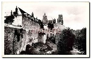 Carte Postale Ancienne Laon Les Remparts et la Promenade du Nord