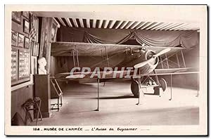 Carte Postale Ancienne Militaria Paris Musee de l'armee Avion de Guynemer