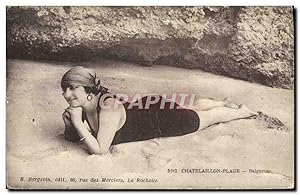 Immagine del venditore per Carte Postale Ancienne Maillots de bains Femme Chatelaillon Plage Baigneuse venduto da CPAPHIL